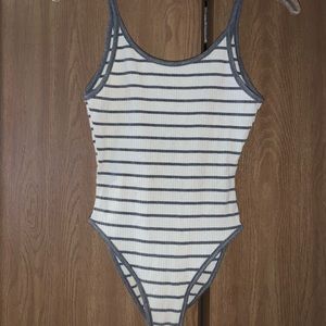 Striped Body Suit